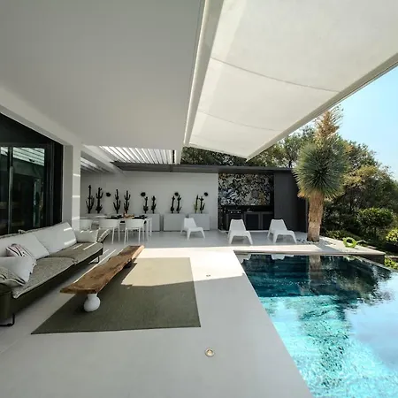 Villa Bonheur 3 Bedrooms, 3 Bathrooms, Pool, Sea View Cagnes-sur-Mer